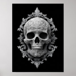Póster Carved Skull