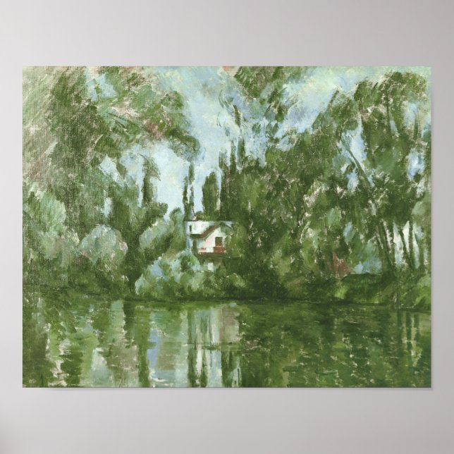Póster Casa a orillas del Marne, 1889-90 (Frente)