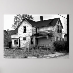 Póster Casa abandonada