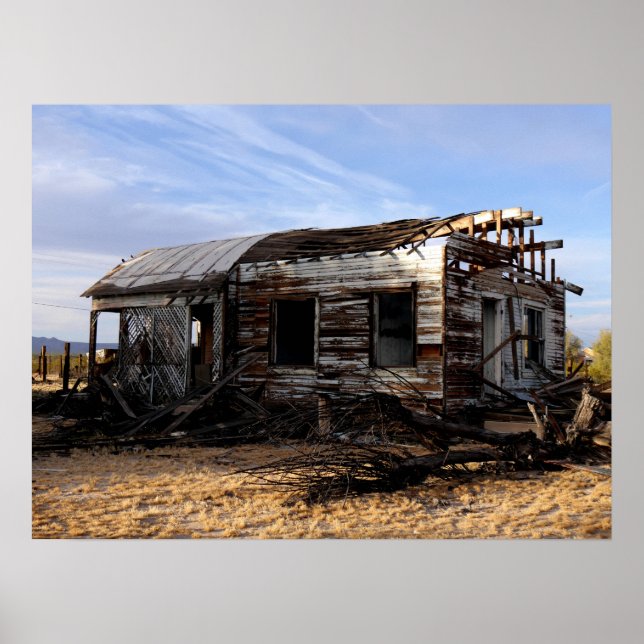 Póster Casa Abandonada En Kelso California (Frente)