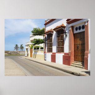 Póster Casa al borde de la carretera