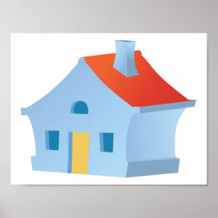 Póster Casa Azul