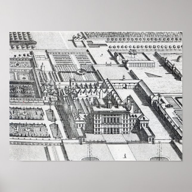 Póster Casa Badminton en el condado de Gloucester (Frente)