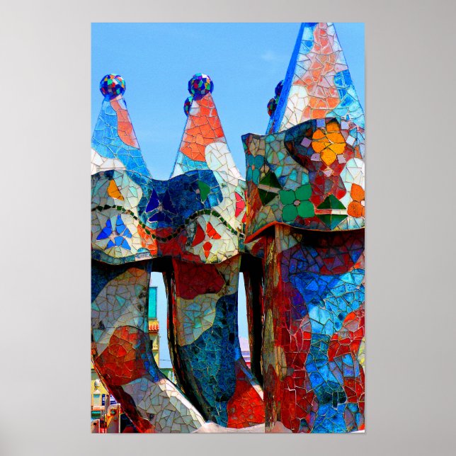 Póster Casa Batllo Barcelona España (Frente)