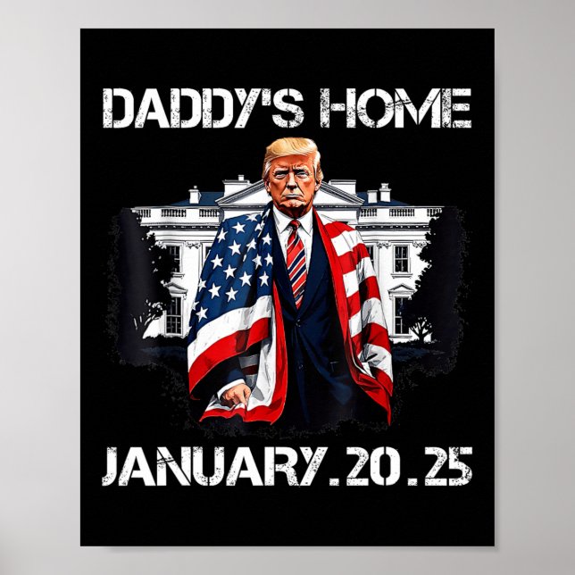 Póster Casa Blanca de Trump Daddys (Frente)