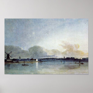 Póster Casa Blanca En Chelsea, Por Thomas Girtin