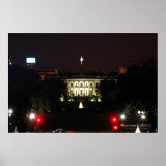 Póster Casa Blanca - Noche