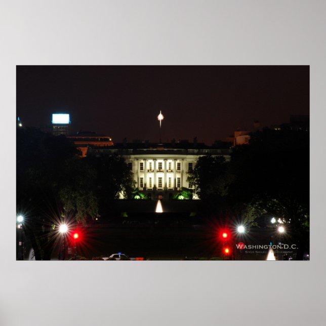 Póster Casa Blanca - Noche (Frente)