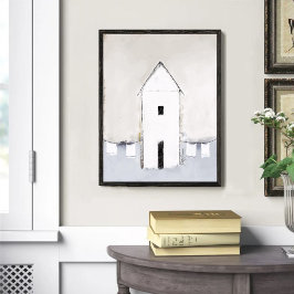 Póster Casa con lavandería