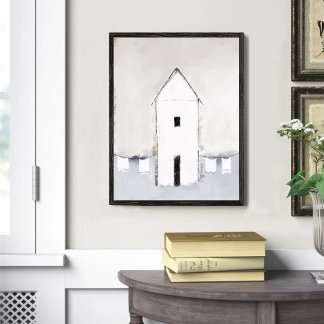 Póster Casa con lavandería