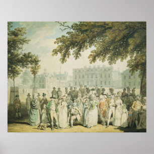 Póster Casa de Buckingham, el parque de San Jaime, 1790