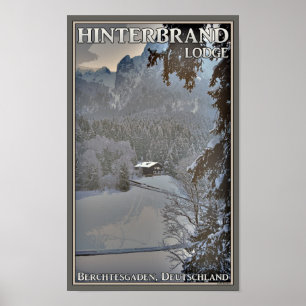 Póster Casa de campo de Berchtesgaden - de Hinterbrand