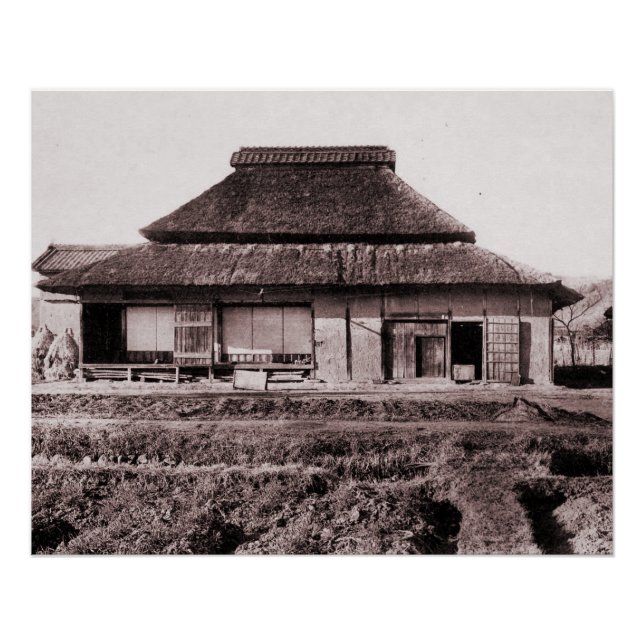 Póster Casa de campo de Takebe, Okayama (Anverso)