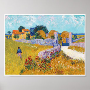 Póster Casa de campo en Provenza, Van Gogh