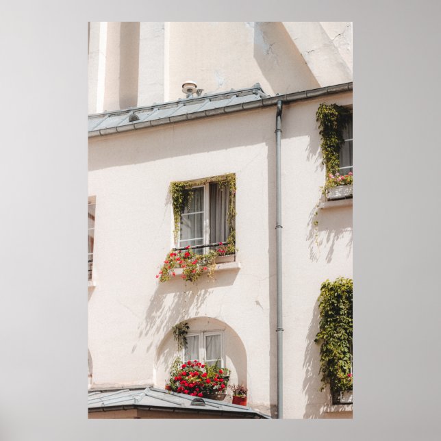 PÓSTER CASA DE CONCRETO BLANCA Y MARRÓN (Frente)