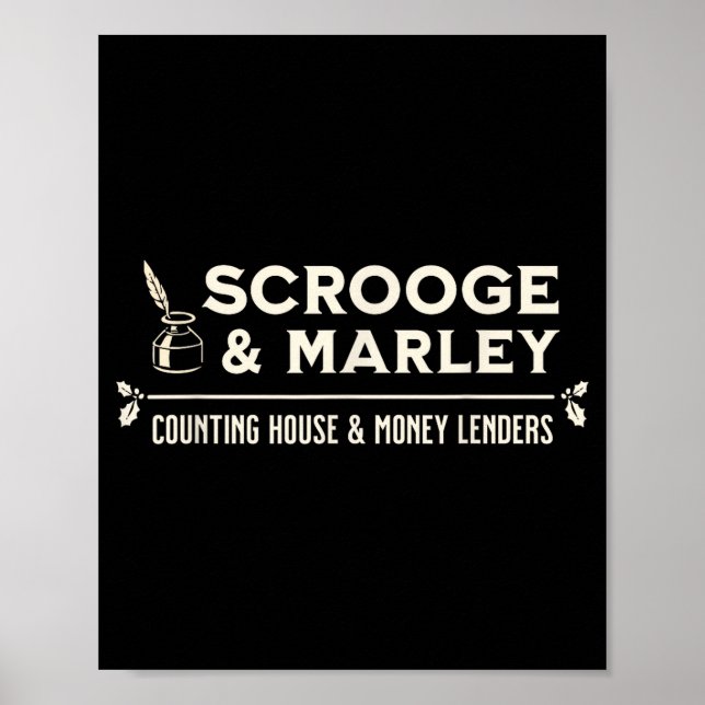 Póster Casa de Cuentas de Scrooge y Marley Ens  (Frente)