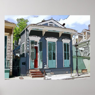 Póster Casa de escopetas de Nueva Orleans