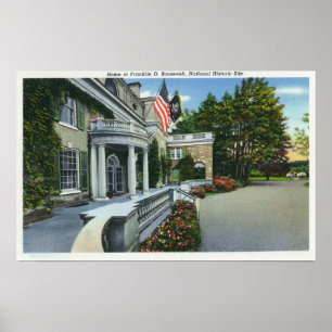 Póster Casa de Franklin D Roosevelt