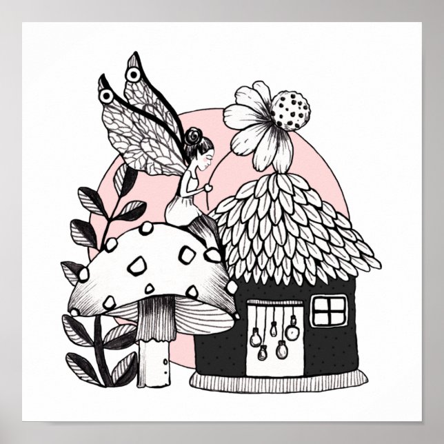 Póster Casa De Hadas Y De Hadas Encantadas (Frente)