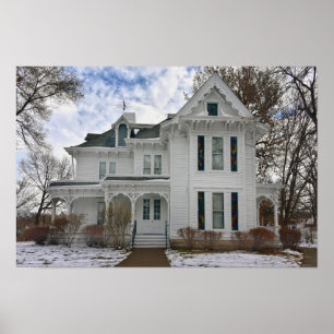 Póster Casa de Harry S. Truman, Nieve, Independence, Misu
