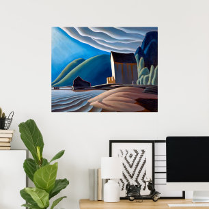 Póster Casa de Hielo, Lago Superior Lawren Harris