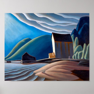 Póster Casa de hielo, Lago Superior Lawren Harris