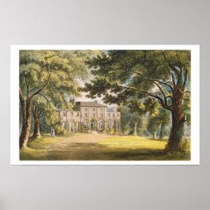 Póster Casa de la arboleda del acebo, depósito de
