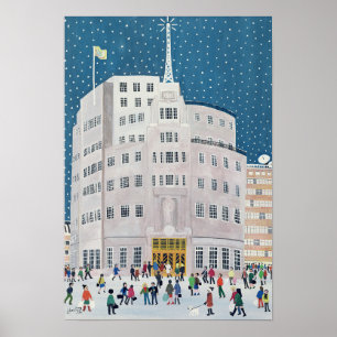 Póster Casa de la difusión de la BBC
