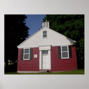 Póster Casa de la escuela vieja