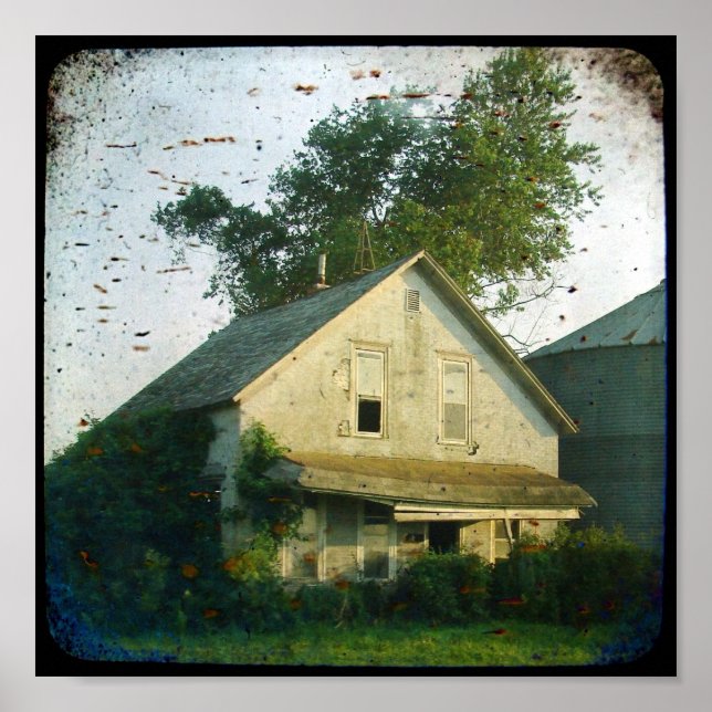Póster Casa de la Granja Antigua (Frente)