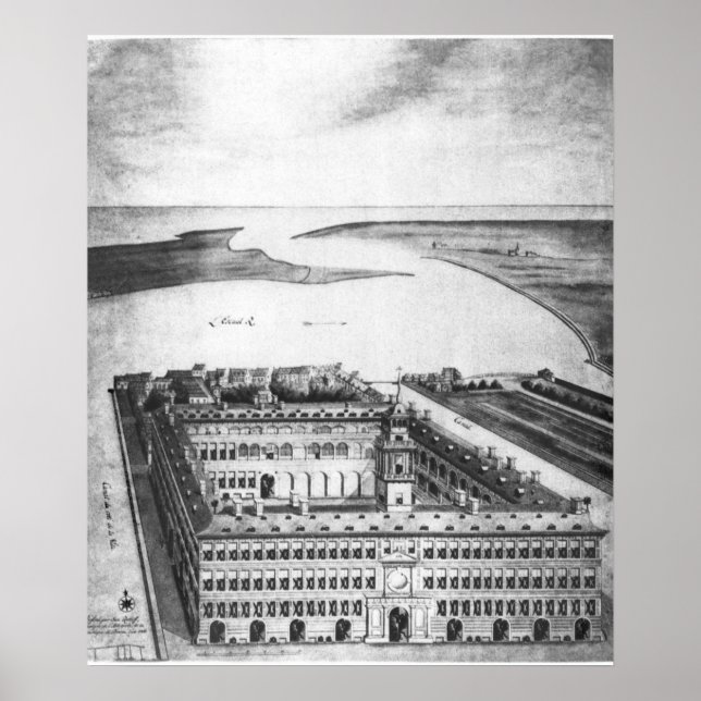 Póster Casa de la Hanse, Amberes (Frente)