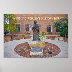 Póster Casa de la Historia de las Mujeres de Wyoming, Lar