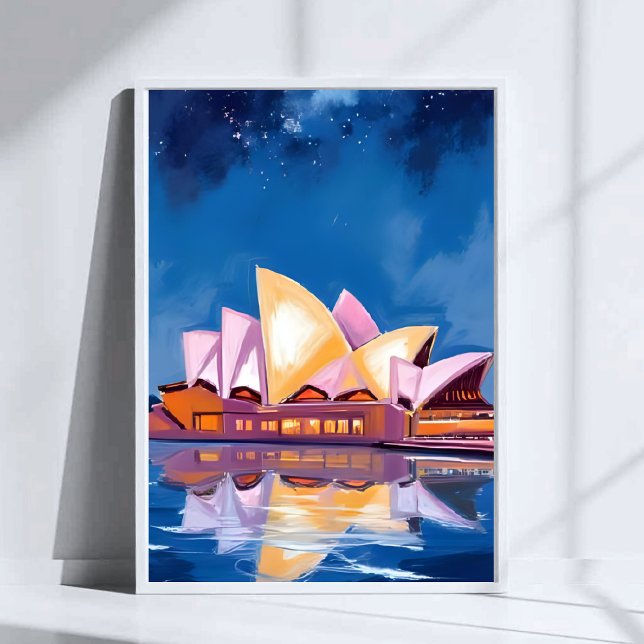Póster Casa de la Ópera de Sídney, Pintura de Australia (Subido por el creador)