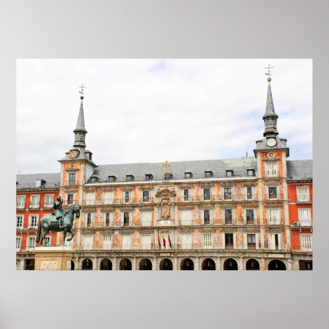 Póster Casa de la Panaderia, Plaza Mayor, Madrid (Frente)