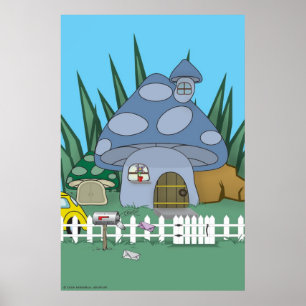 Póster Casa de la seta