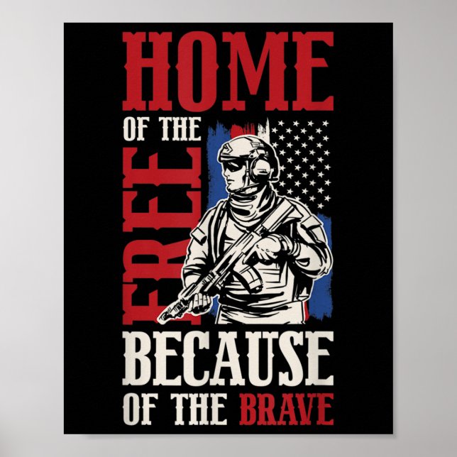 Póster Casa De Los Libres Por El Valiente Memorial (Frente)