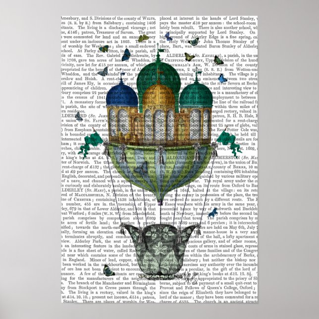 Póster Casa de mariposas (Frente)