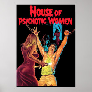 Póster Casa de Mujeres Psicóticas