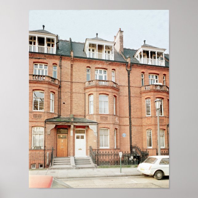 Póster Casa de Oscar Wilde en Tite Street, Chelsea (Frente)