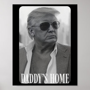 Póster Casa de papá de mujer republicana de Trump en casa