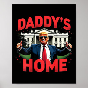 Póster Casa de papá de Trump 2024 (atrás) 2025 Take Ameri