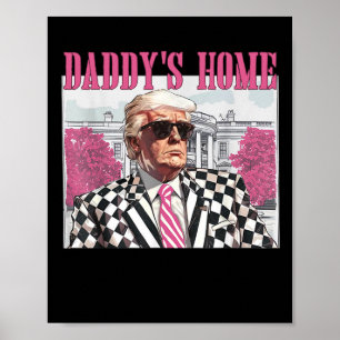 Póster Casa de papá: Trump rosa 2024