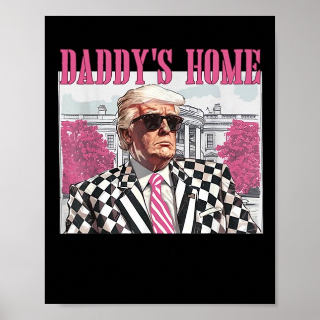 Póster Casa de papá: Trump rosa 2024 (Frente)