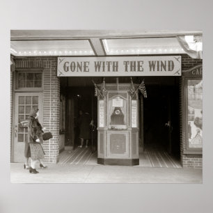 Póster Casa de película meridional, 1940. Foto del