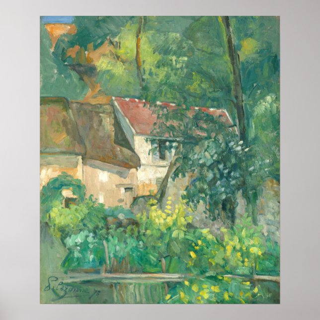 Póster Casa de Père Lacroix - Paul Cézanne Bella Artes (Frente)