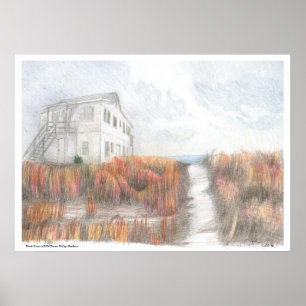 Póster Casa de playa