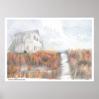 Póster Casa de playa