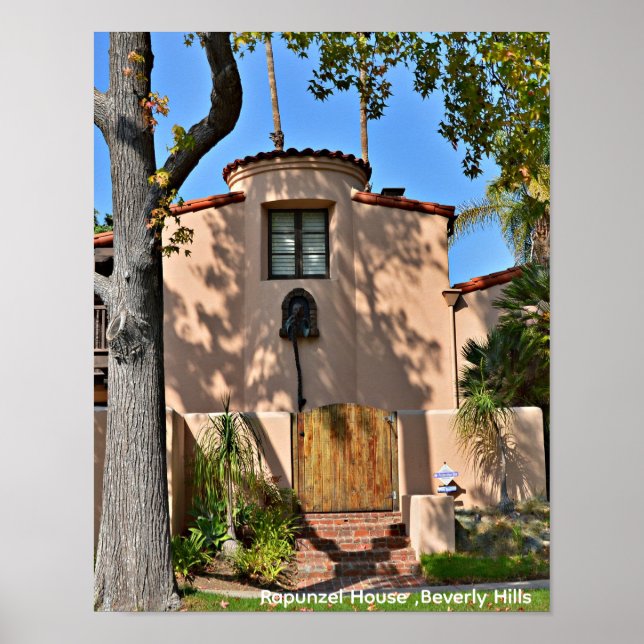 Póster Casa de Rapunzel, Beverly Hills (Frente)