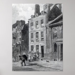 Póster Casa de sir Isaac Newton