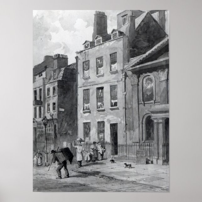 Póster Casa de Sir Isaac Newton (Frente)